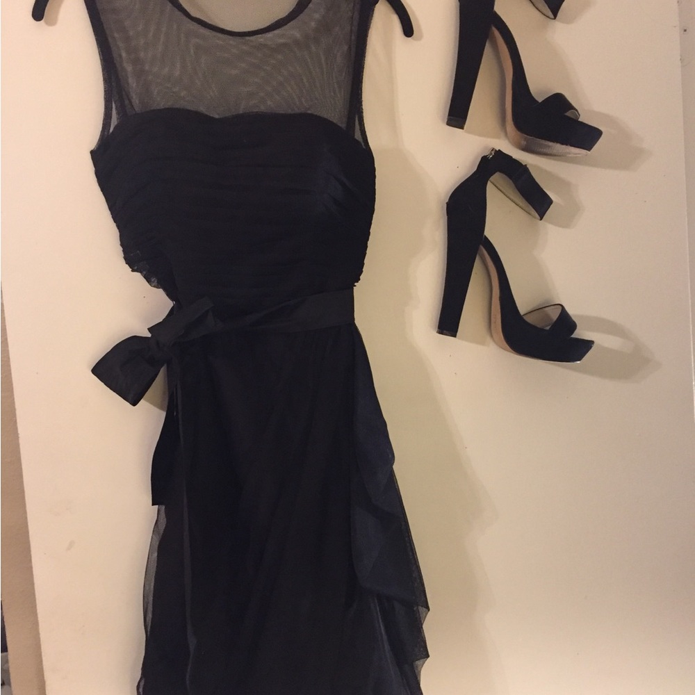 Cocktail Dress Black Tulle